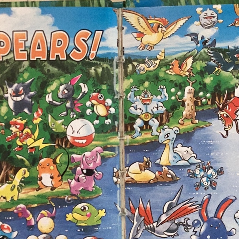 Let’s Find Pokemon Crystal Book 2009 Hardcover Large Pikachu Lugia Charizard - Picture 8 of 16